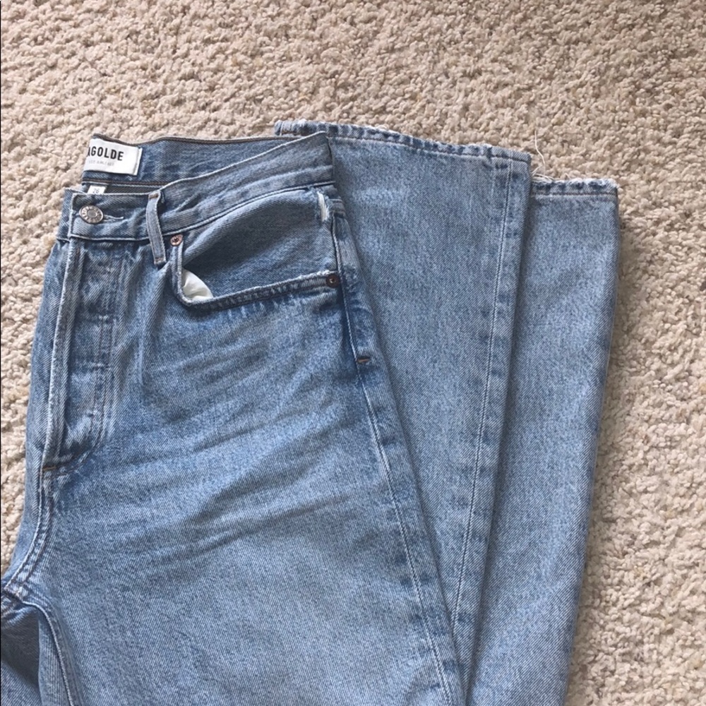 Agolde straight leg jeans